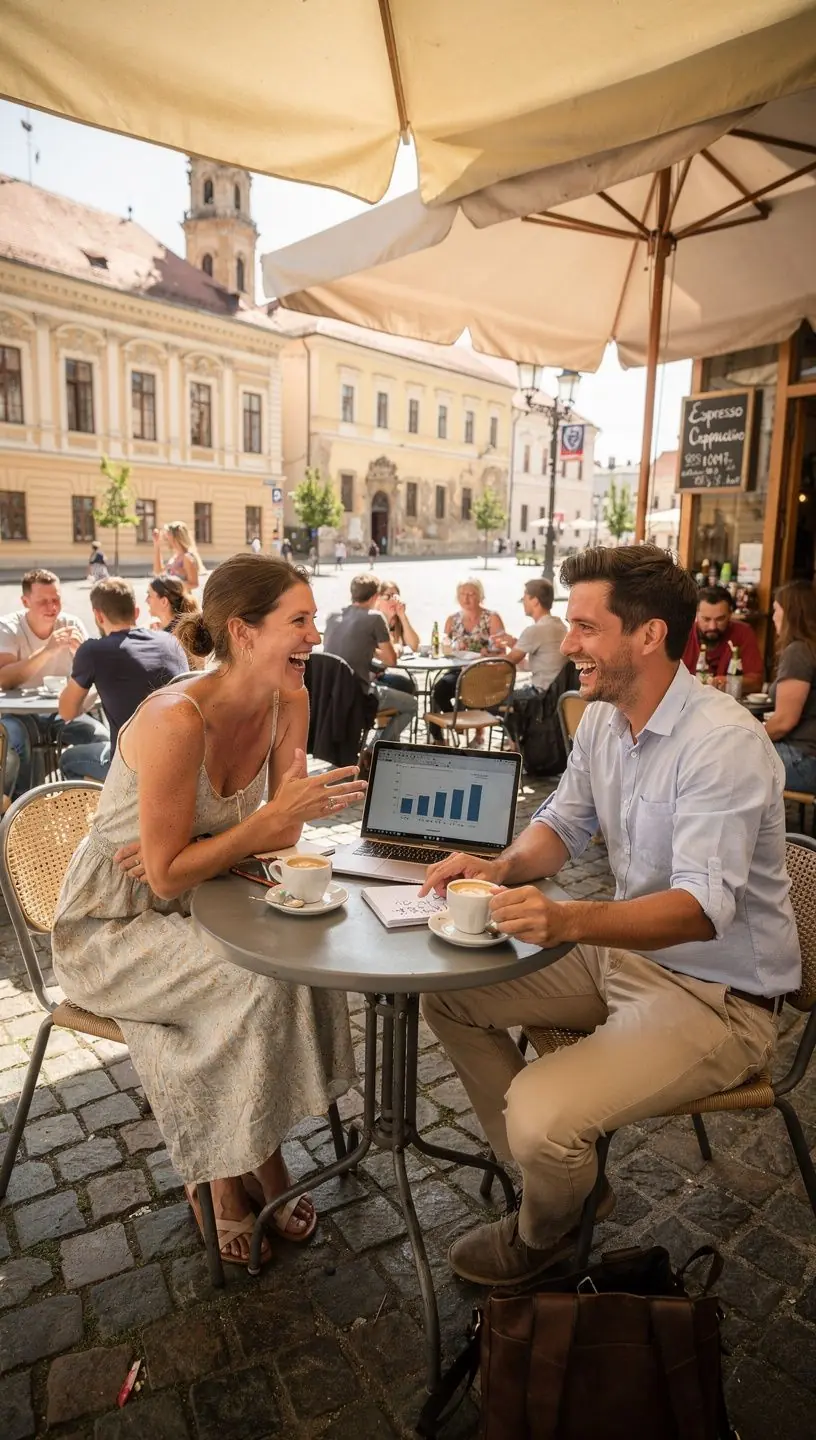 Egy fiatal nő pénzügyi naplót vezet, hogy nyomon kövesse a kiadásait.