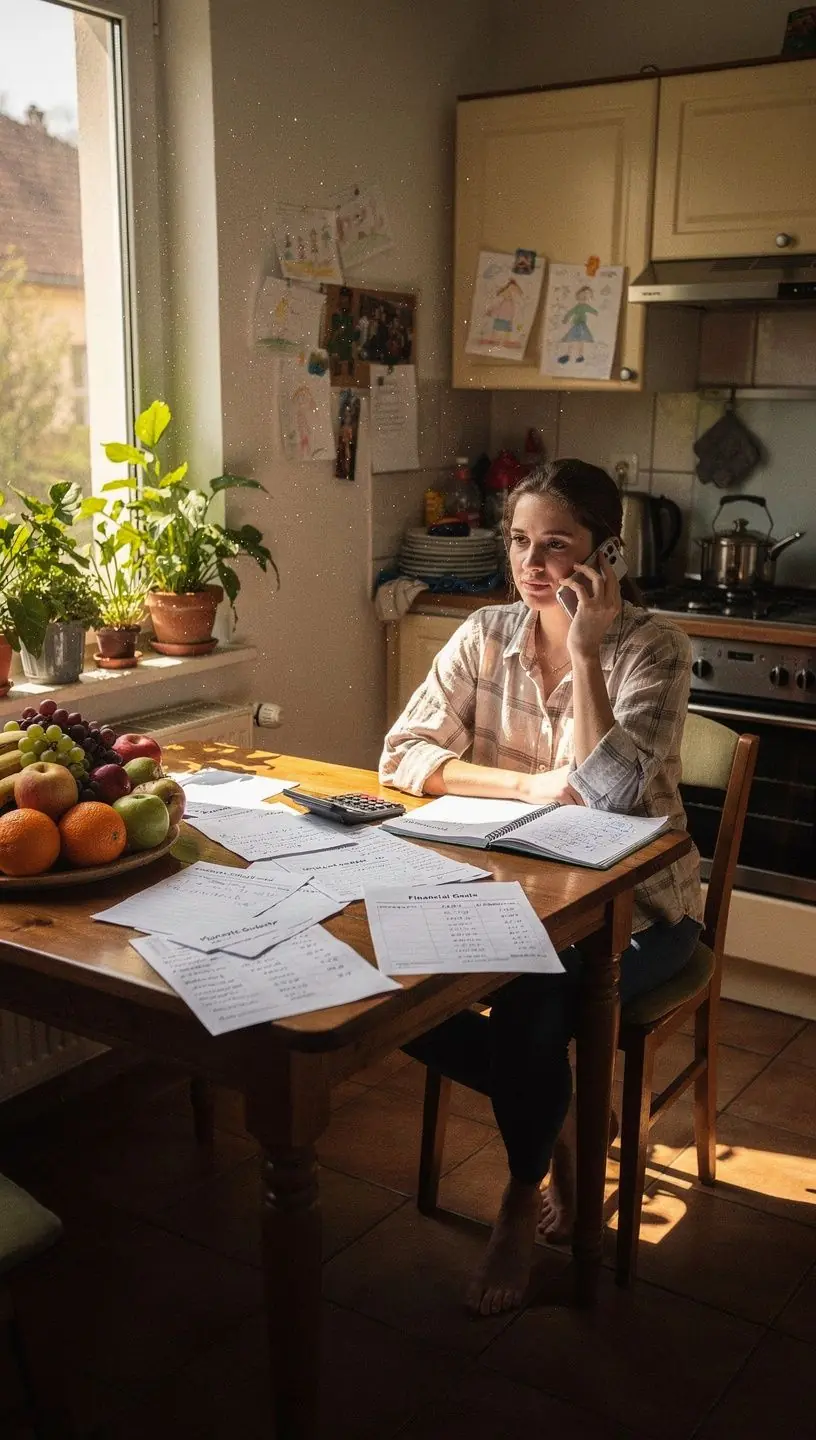 Személyes pénzügyi alapismeretek könyvei egy asztalon